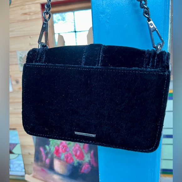 Rebecca Minkoff Embroidered Velvet Crossbody - Picture 6 of 10